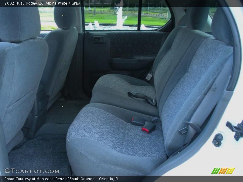  2002 Rodeo LS Gray Interior