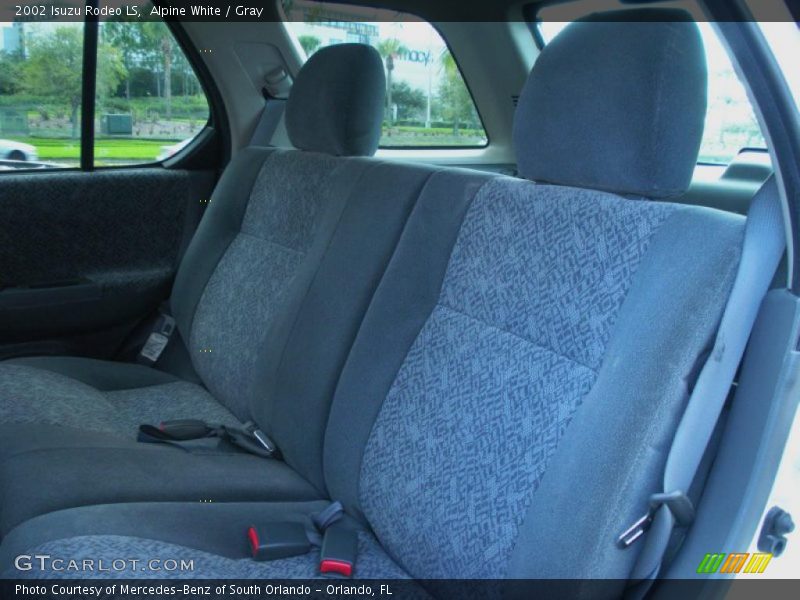  2002 Rodeo LS Gray Interior