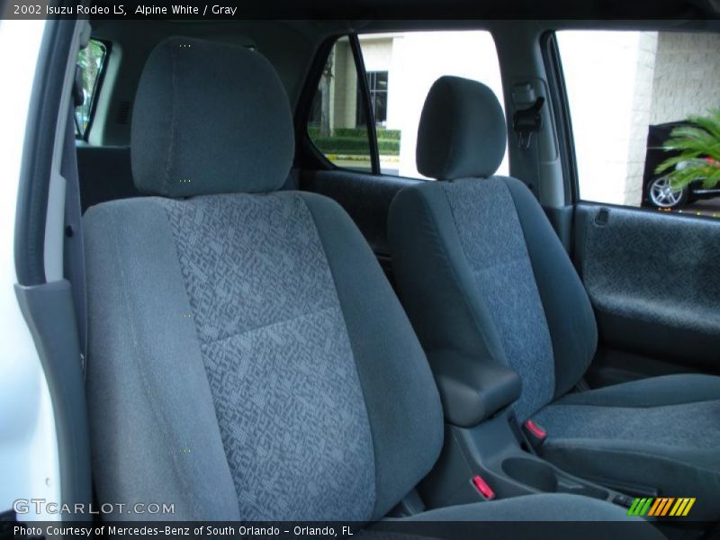  2002 Rodeo LS Gray Interior