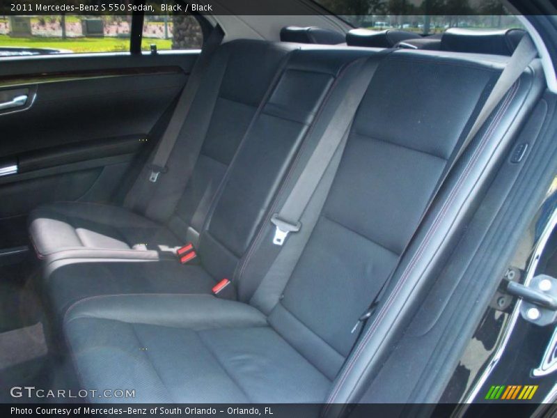 Black / Black 2011 Mercedes-Benz S 550 Sedan