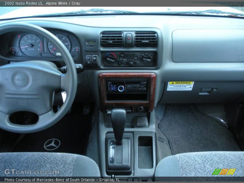Dashboard of 2002 Rodeo LS
