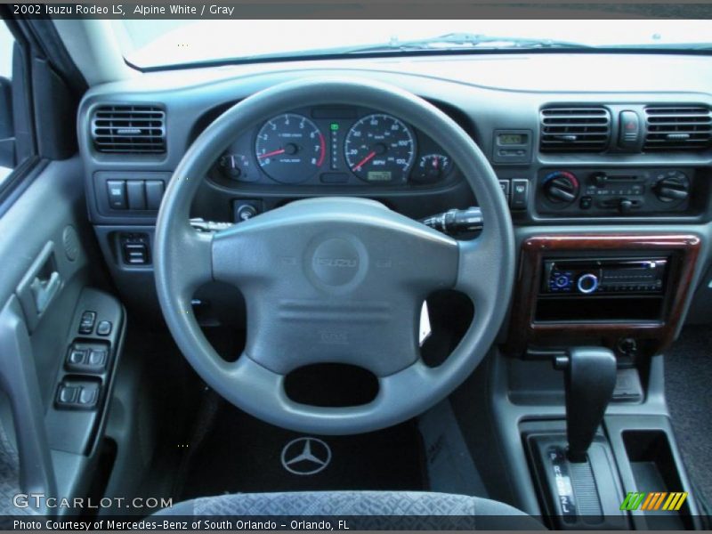 Dashboard of 2002 Rodeo LS