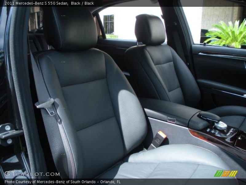 Black / Black 2011 Mercedes-Benz S 550 Sedan