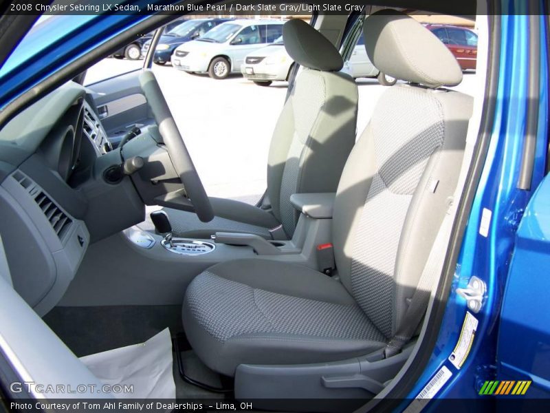Marathon Blue Pearl / Dark Slate Gray/Light Slate Gray 2008 Chrysler Sebring LX Sedan