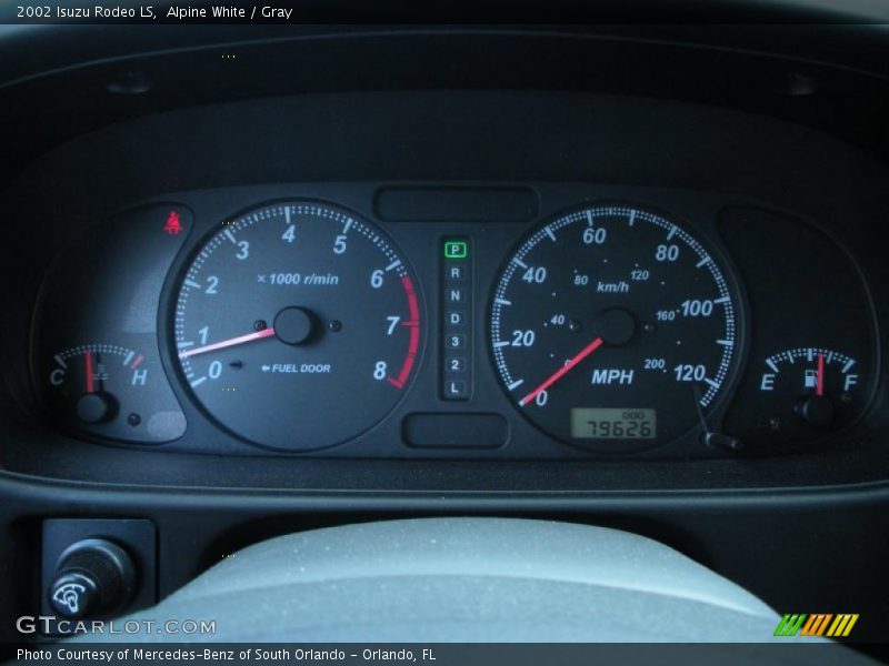  2002 Rodeo LS LS Gauges