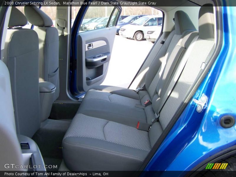 Marathon Blue Pearl / Dark Slate Gray/Light Slate Gray 2008 Chrysler Sebring LX Sedan