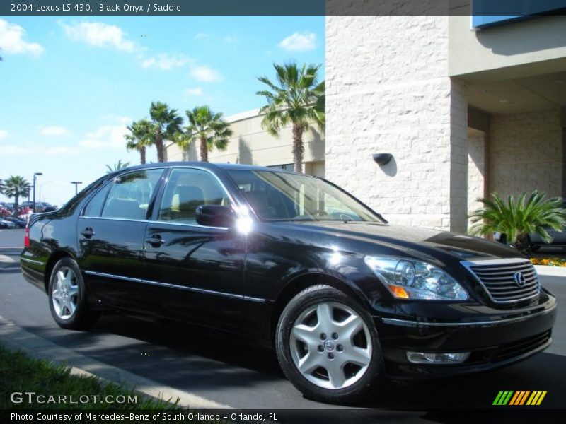 Black Onyx / Saddle 2004 Lexus LS 430
