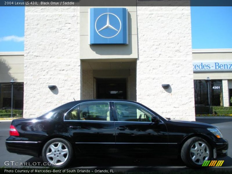 Black Onyx / Saddle 2004 Lexus LS 430