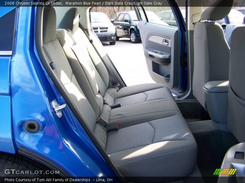 Marathon Blue Pearl / Dark Slate Gray/Light Slate Gray 2008 Chrysler Sebring LX Sedan
