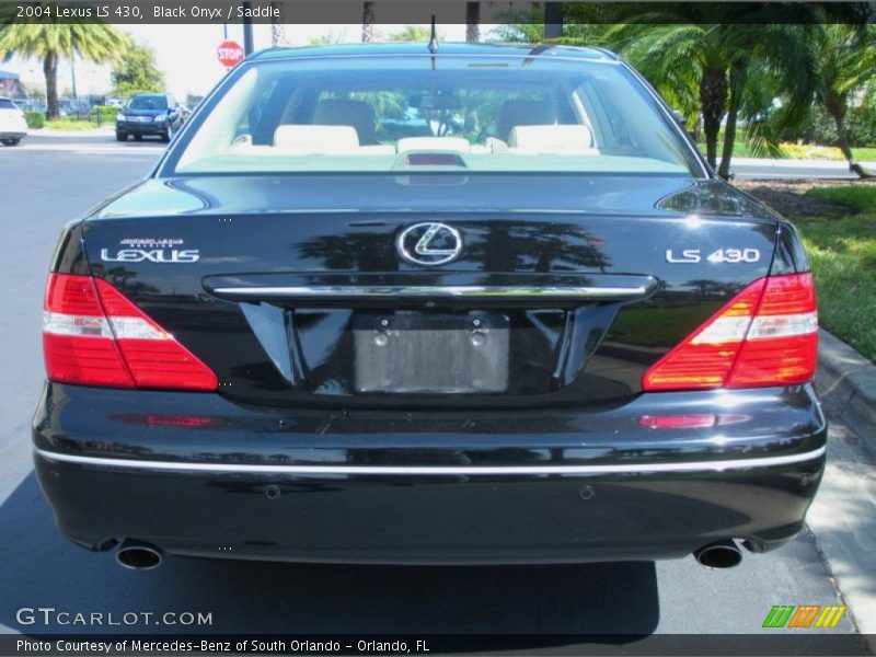 Black Onyx / Saddle 2004 Lexus LS 430