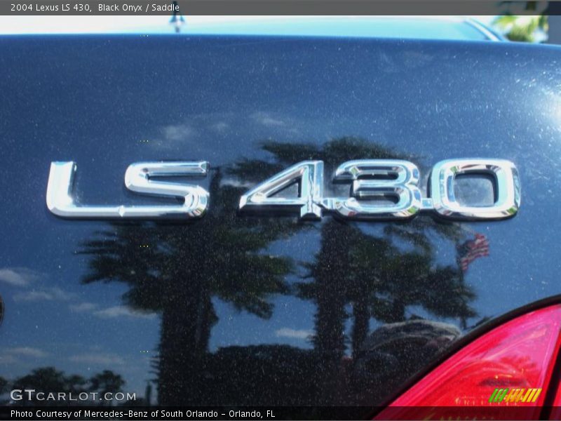 Black Onyx / Saddle 2004 Lexus LS 430