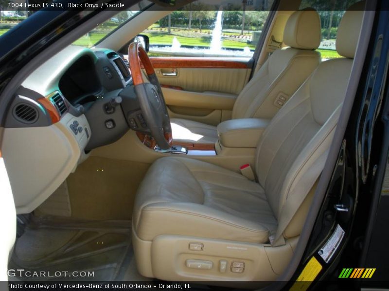 Black Onyx / Saddle 2004 Lexus LS 430