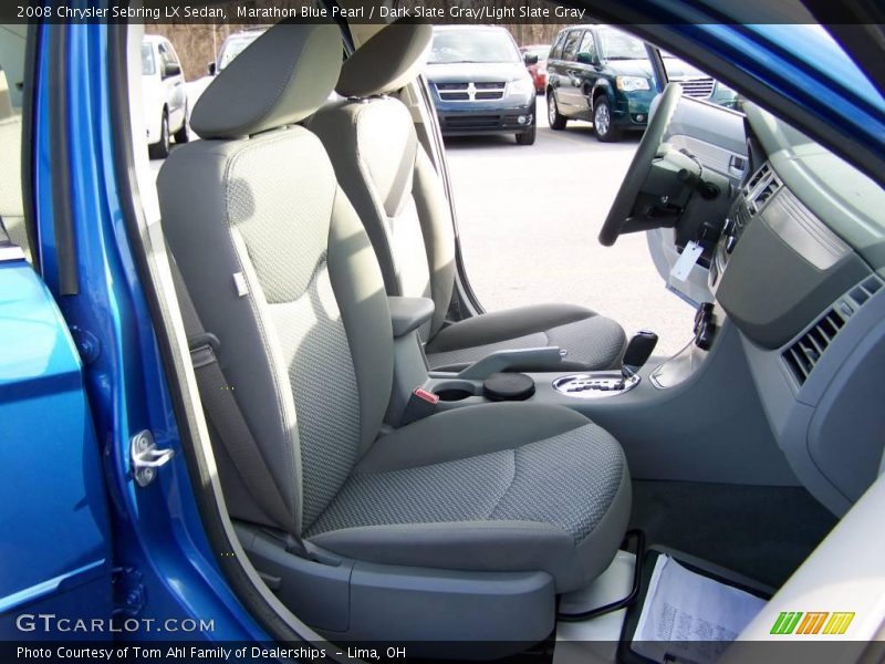 Marathon Blue Pearl / Dark Slate Gray/Light Slate Gray 2008 Chrysler Sebring LX Sedan