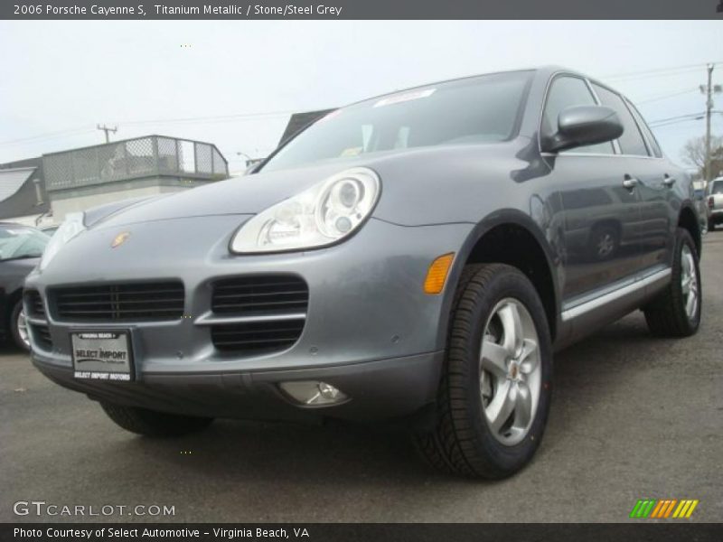 Titanium Metallic / Stone/Steel Grey 2006 Porsche Cayenne S