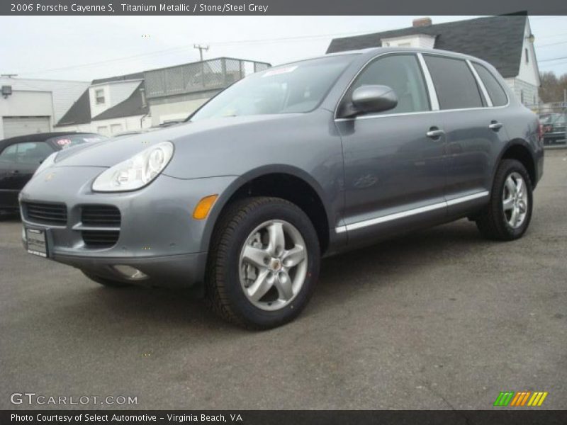 Titanium Metallic / Stone/Steel Grey 2006 Porsche Cayenne S