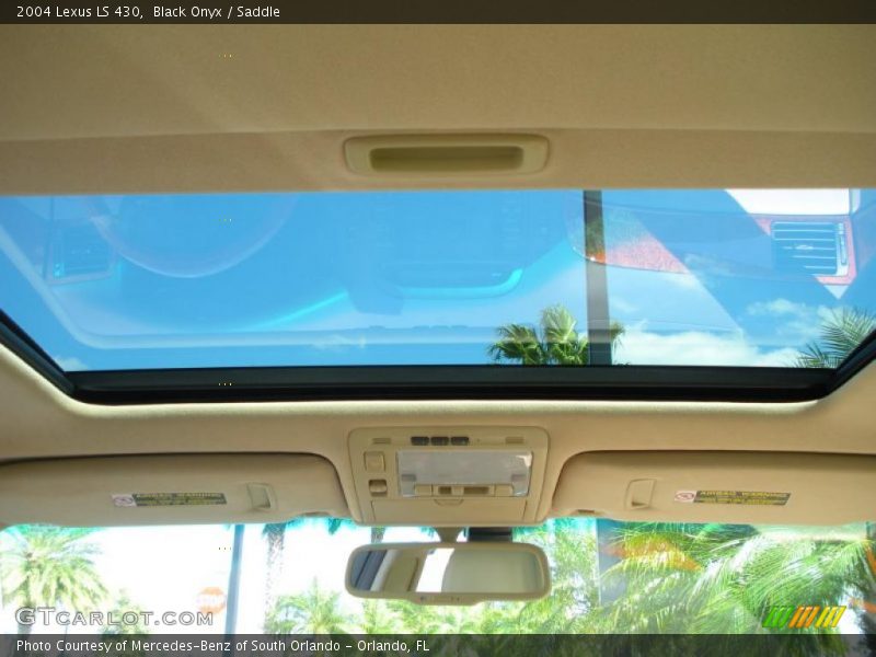 Black Onyx / Saddle 2004 Lexus LS 430