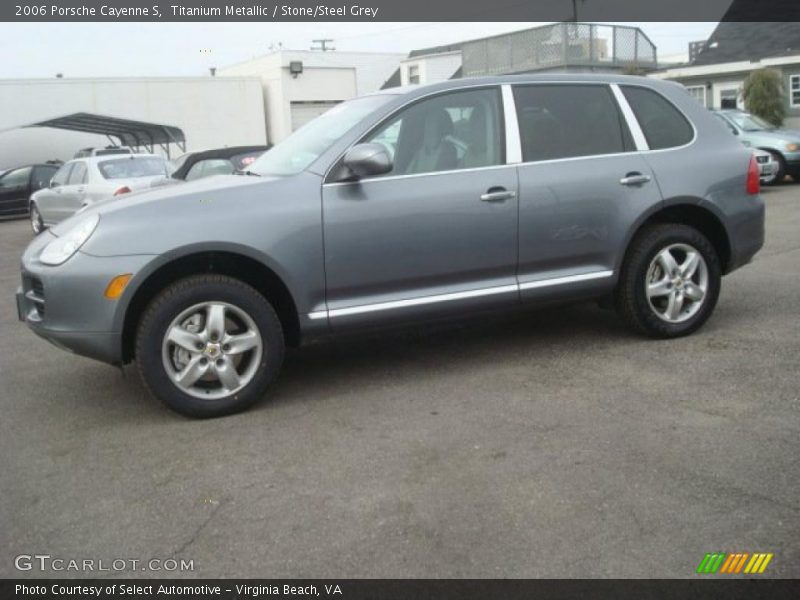 Titanium Metallic / Stone/Steel Grey 2006 Porsche Cayenne S