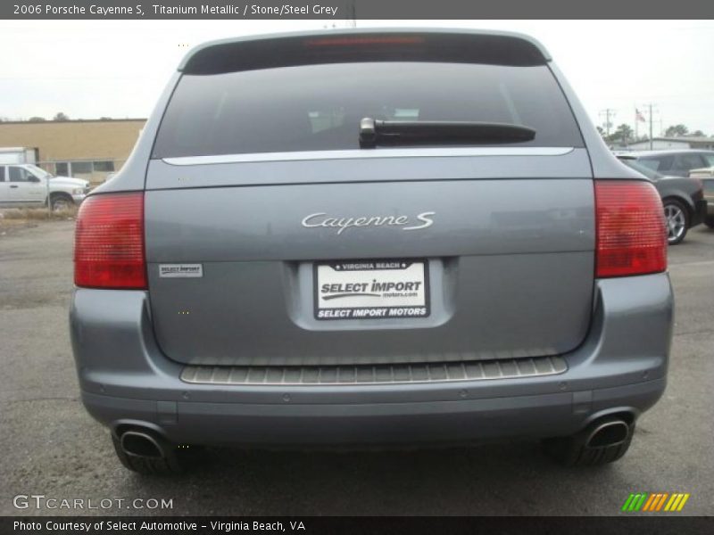 Titanium Metallic / Stone/Steel Grey 2006 Porsche Cayenne S