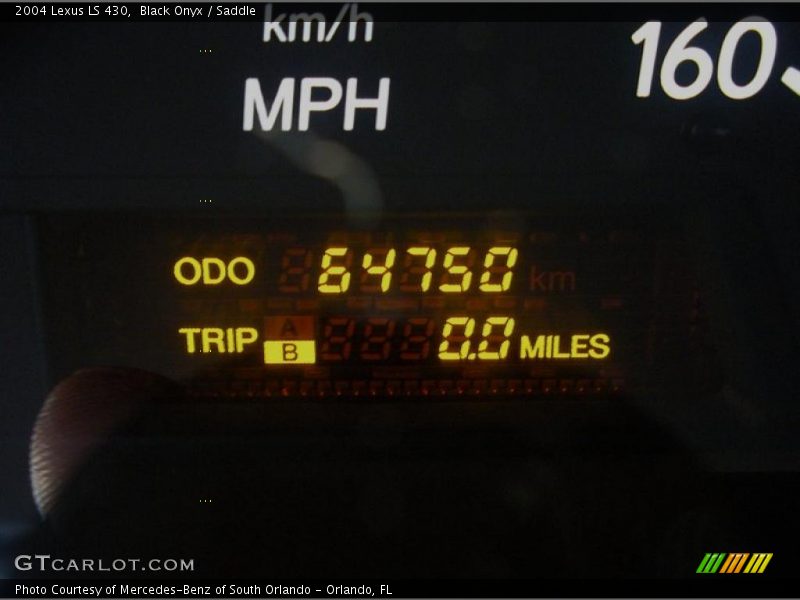 Black Onyx / Saddle 2004 Lexus LS 430