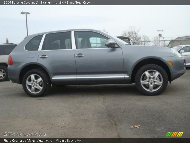 Titanium Metallic / Stone/Steel Grey 2006 Porsche Cayenne S
