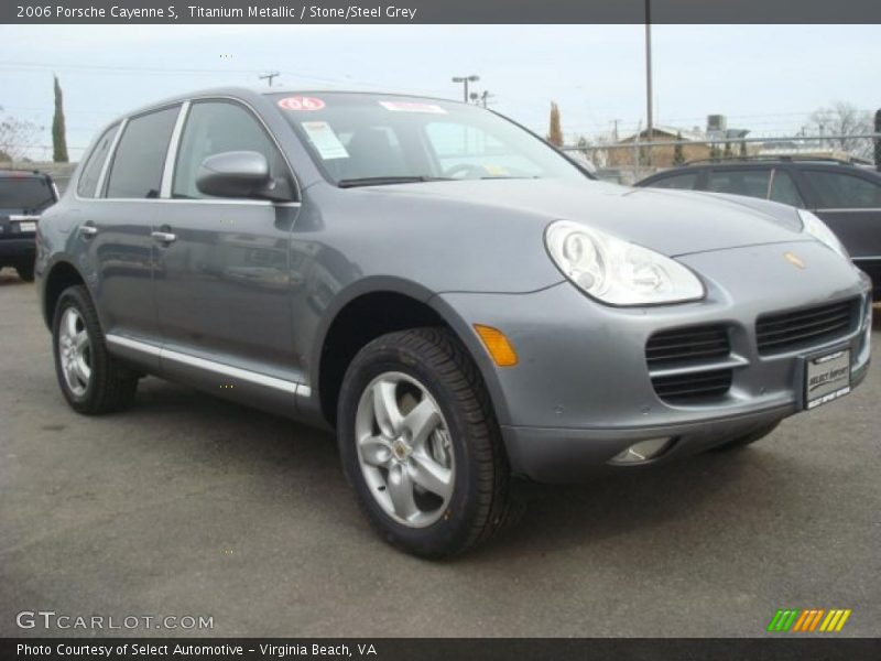 Titanium Metallic / Stone/Steel Grey 2006 Porsche Cayenne S