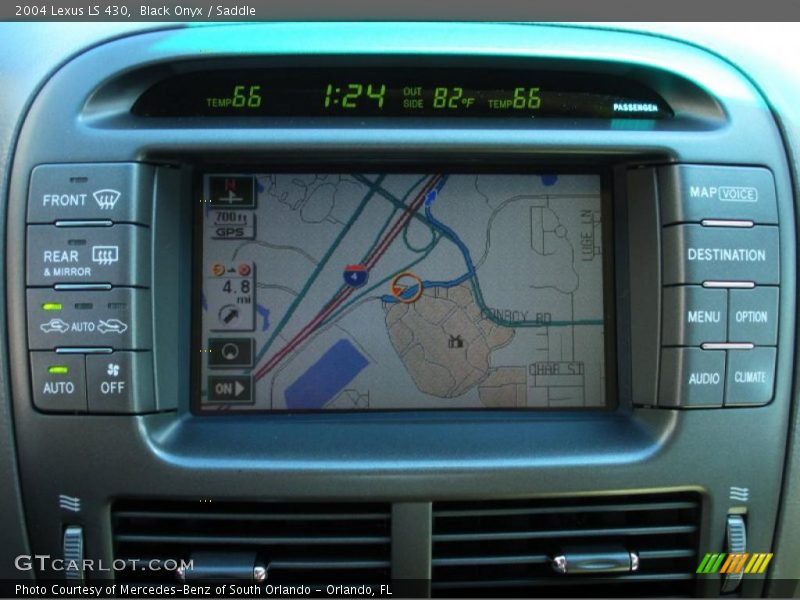 Black Onyx / Saddle 2004 Lexus LS 430