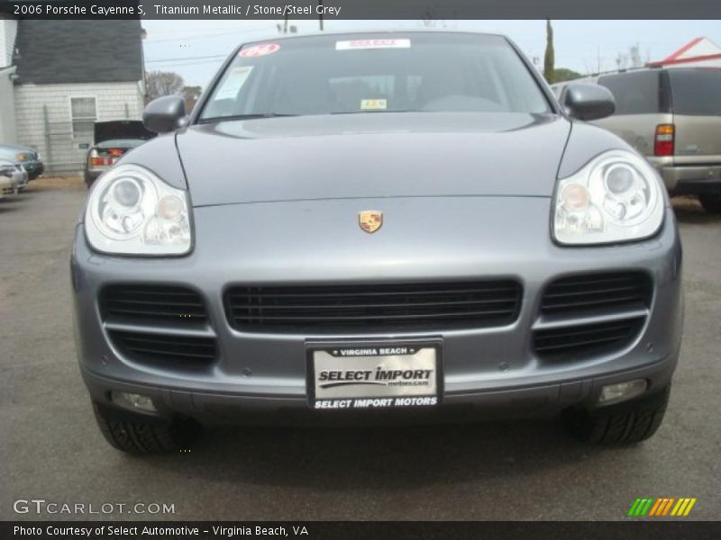Titanium Metallic / Stone/Steel Grey 2006 Porsche Cayenne S
