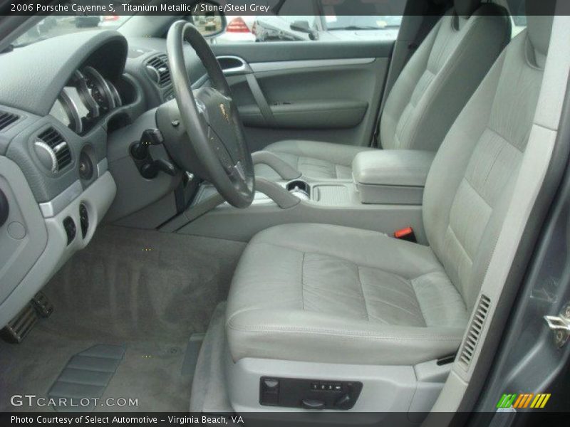 Titanium Metallic / Stone/Steel Grey 2006 Porsche Cayenne S