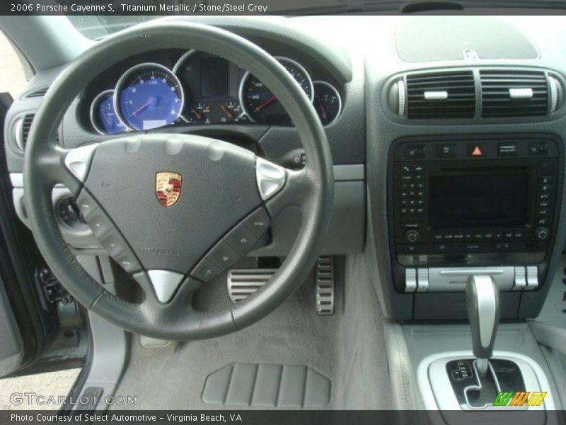 Titanium Metallic / Stone/Steel Grey 2006 Porsche Cayenne S