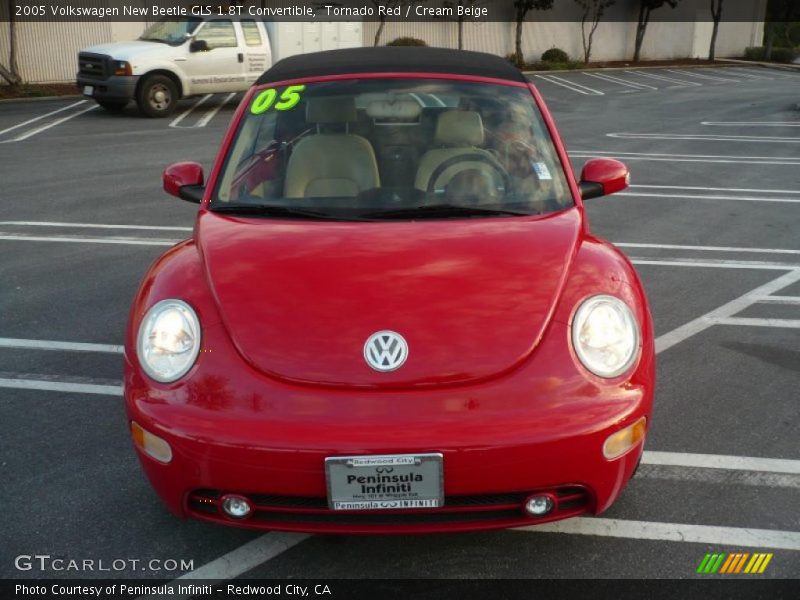 Tornado Red / Cream Beige 2005 Volkswagen New Beetle GLS 1.8T Convertible