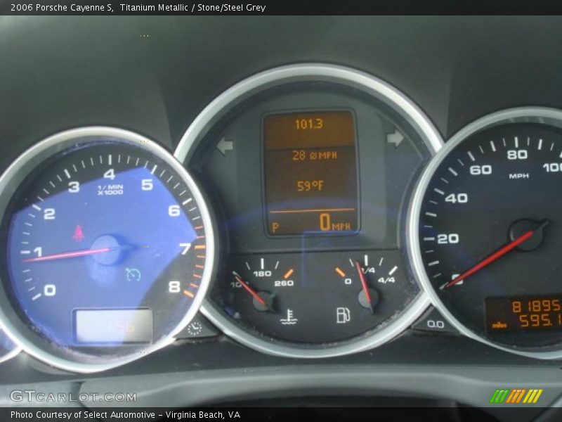 Titanium Metallic / Stone/Steel Grey 2006 Porsche Cayenne S