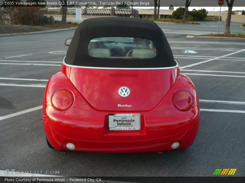 Tornado Red / Cream Beige 2005 Volkswagen New Beetle GLS 1.8T Convertible