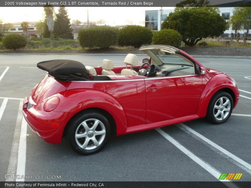 Tornado Red / Cream Beige 2005 Volkswagen New Beetle GLS 1.8T Convertible