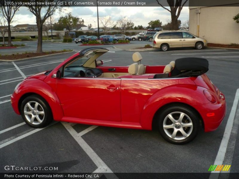 Tornado Red / Cream Beige 2005 Volkswagen New Beetle GLS 1.8T Convertible