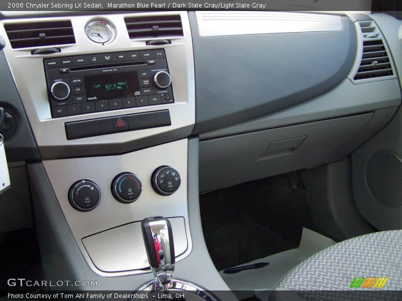 Marathon Blue Pearl / Dark Slate Gray/Light Slate Gray 2008 Chrysler Sebring LX Sedan