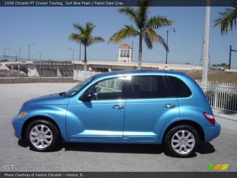 Surf Blue Pearl / Pastel Slate Gray 2008 Chrysler PT Cruiser Touring