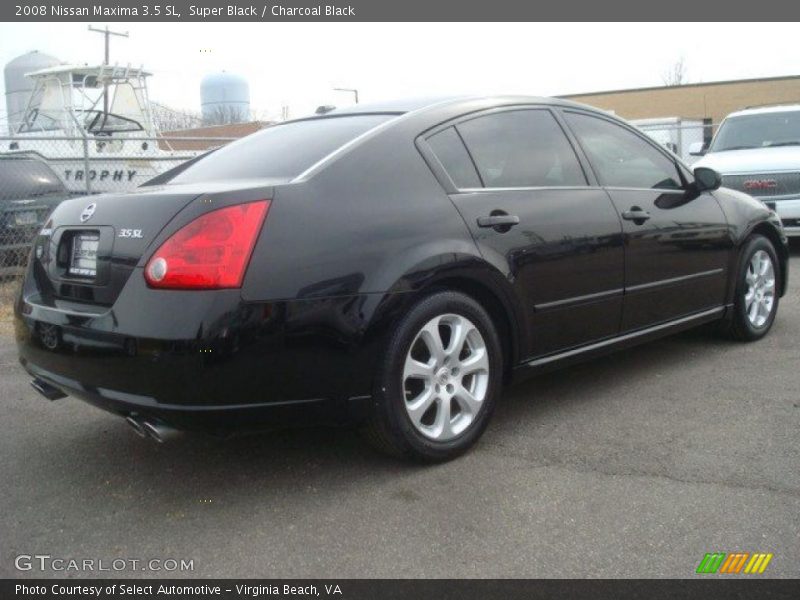 Super Black / Charcoal Black 2008 Nissan Maxima 3.5 SL