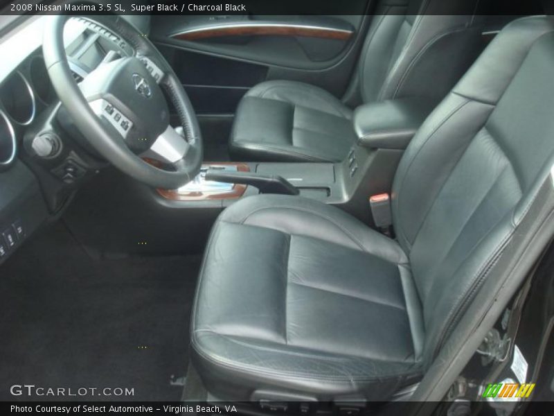 Super Black / Charcoal Black 2008 Nissan Maxima 3.5 SL