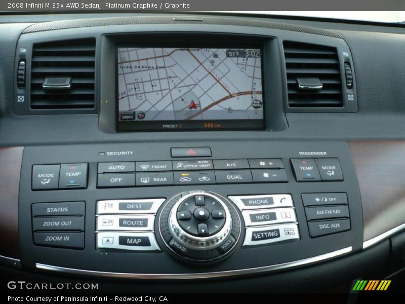 Platinum Graphite / Graphite 2008 Infiniti M 35x AWD Sedan