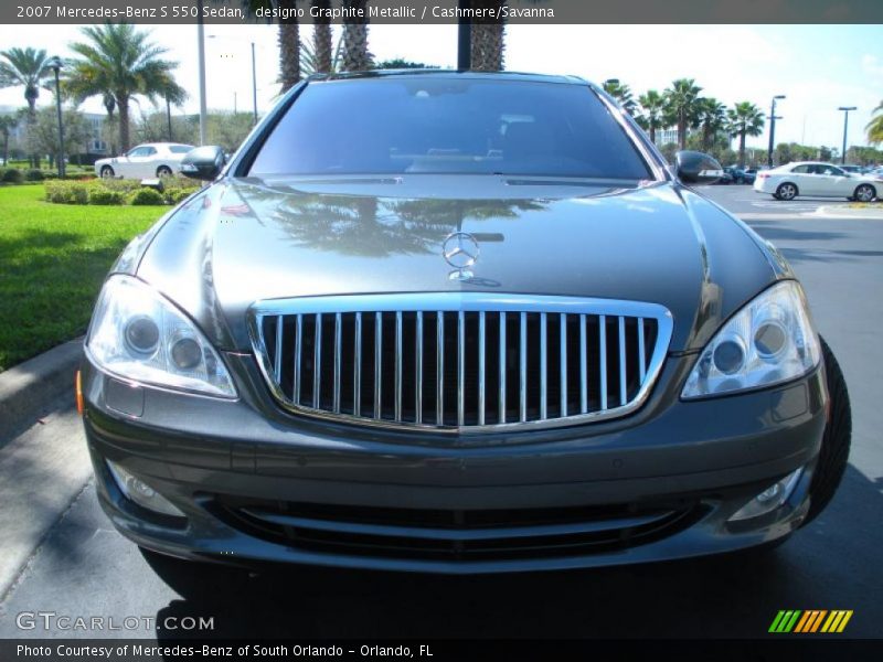 designo Graphite Metallic / Cashmere/Savanna 2007 Mercedes-Benz S 550 Sedan