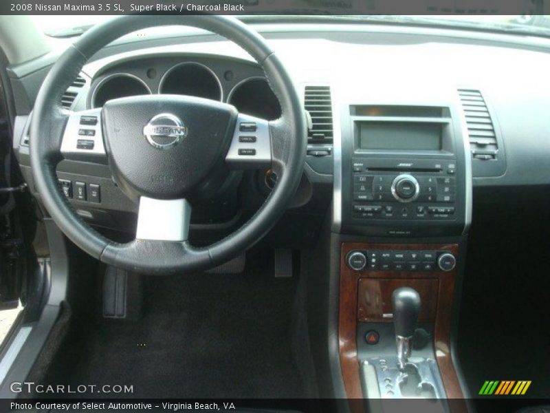 Super Black / Charcoal Black 2008 Nissan Maxima 3.5 SL