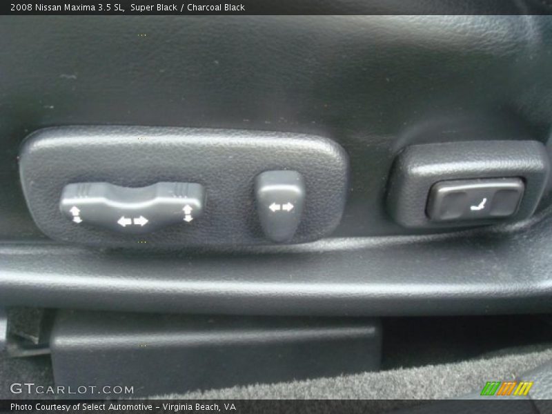 Super Black / Charcoal Black 2008 Nissan Maxima 3.5 SL