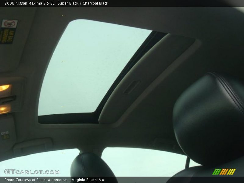 Super Black / Charcoal Black 2008 Nissan Maxima 3.5 SL
