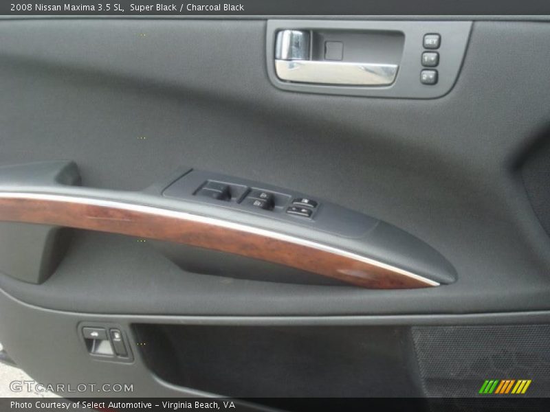 Super Black / Charcoal Black 2008 Nissan Maxima 3.5 SL