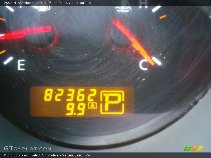Super Black / Charcoal Black 2008 Nissan Maxima 3.5 SL