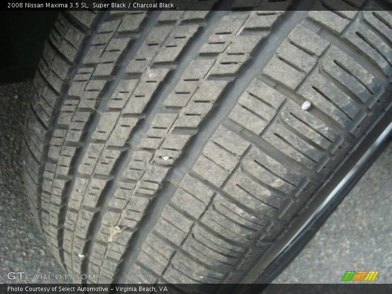 Super Black / Charcoal Black 2008 Nissan Maxima 3.5 SL