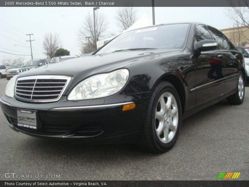 Black / Charcoal 2005 Mercedes-Benz S 500 4Matic Sedan
