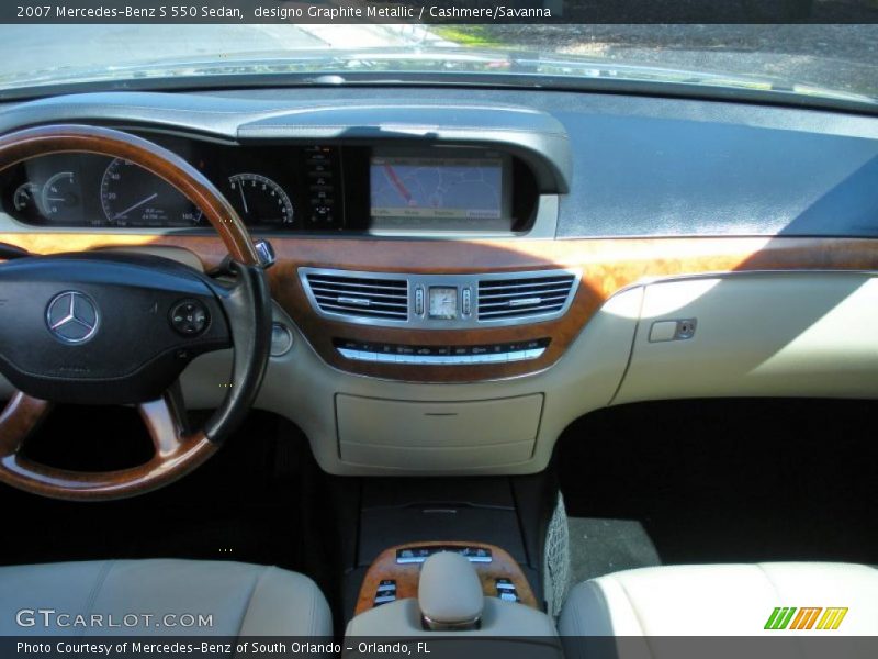 Dashboard of 2007 S 550 Sedan