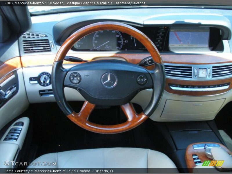 Dashboard of 2007 S 550 Sedan
