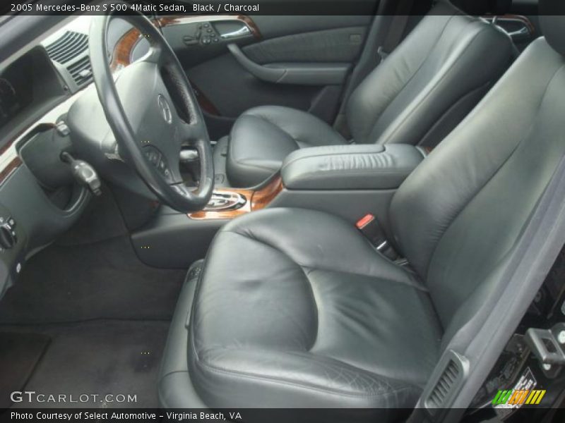  2005 S 500 4Matic Sedan Charcoal Interior